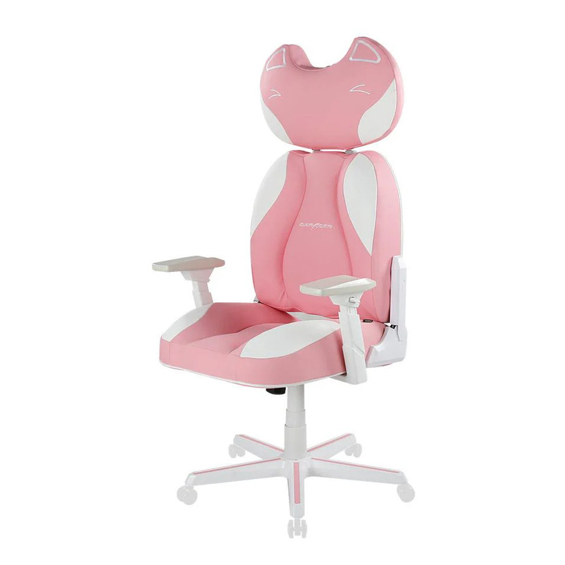 DXRacer Kitty Chair - Pink/White - كرسي